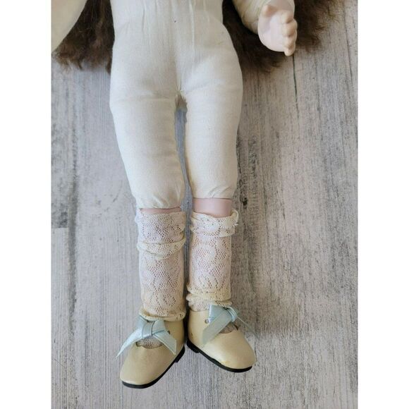 Marian Yu AS IS brunette porcelain doll girl collectible figure - Picture 2 of 9